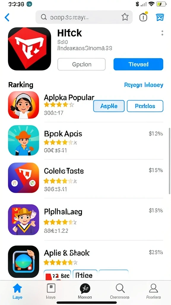 Beragam pilihan permainan yang menarik di aplikasi.