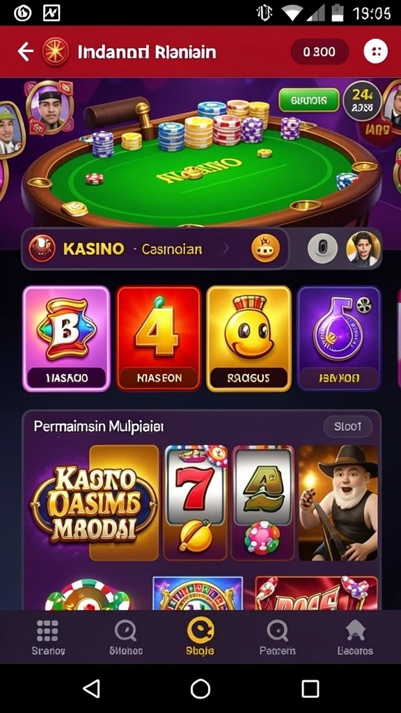 Tantangan seru di setiap level permainan.
