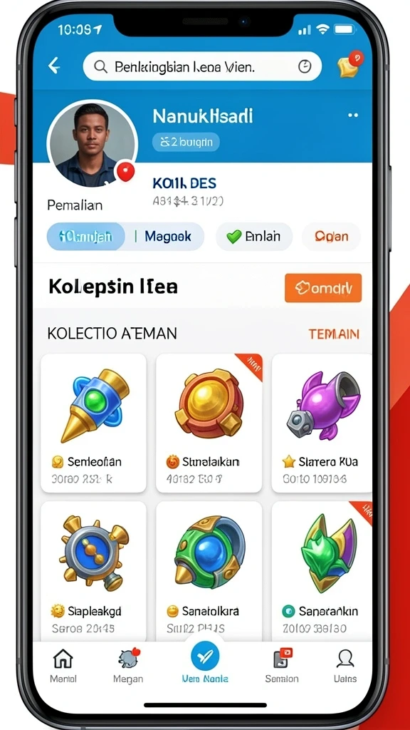 Tampilan antarmuka yang user-friendly.