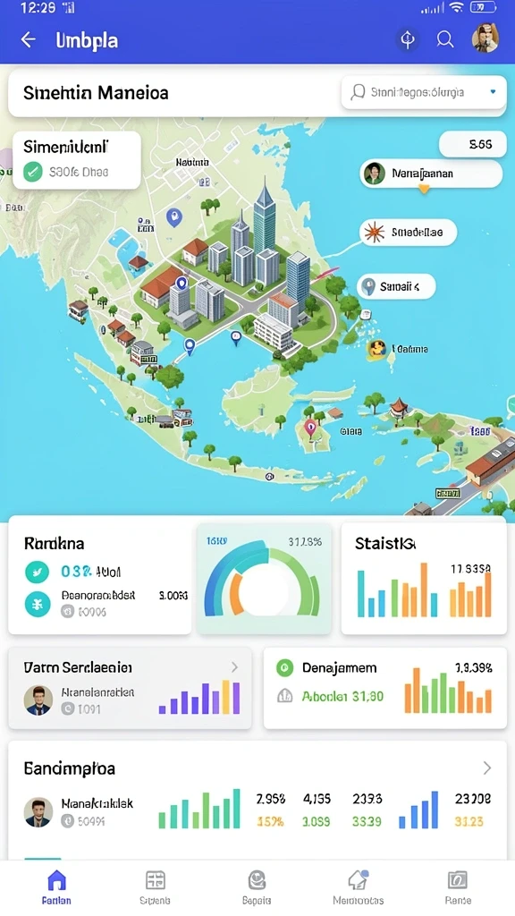 Tampilan antarmuka permainan yang menarik.