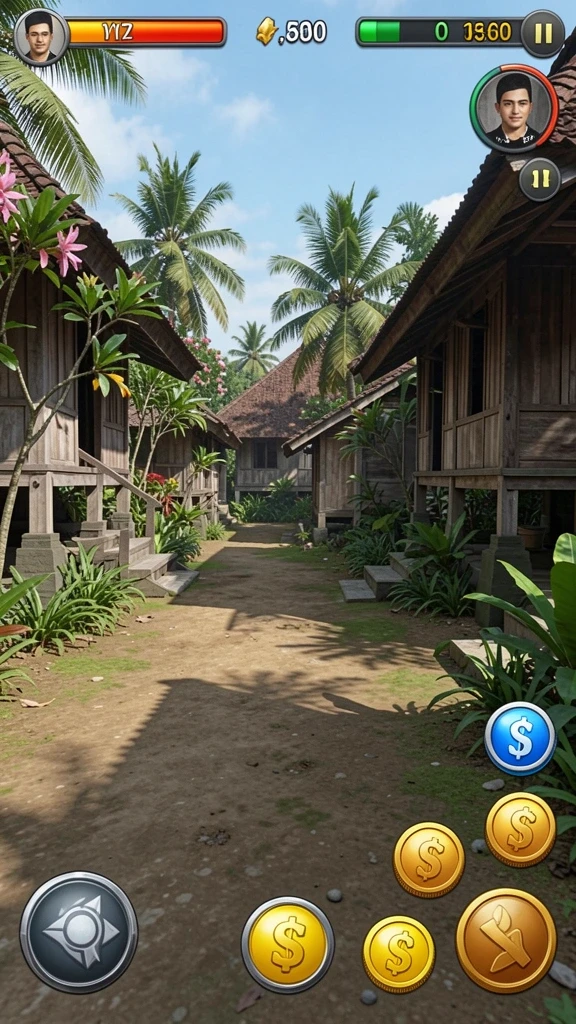 Menampilkan gameplay dalam mode multiplayer yang seru.