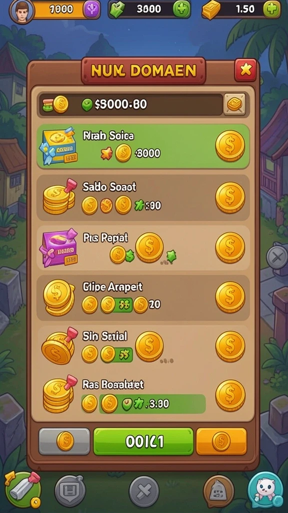 Screenshot ini menampilkan tantangan menegangkan di A200M.