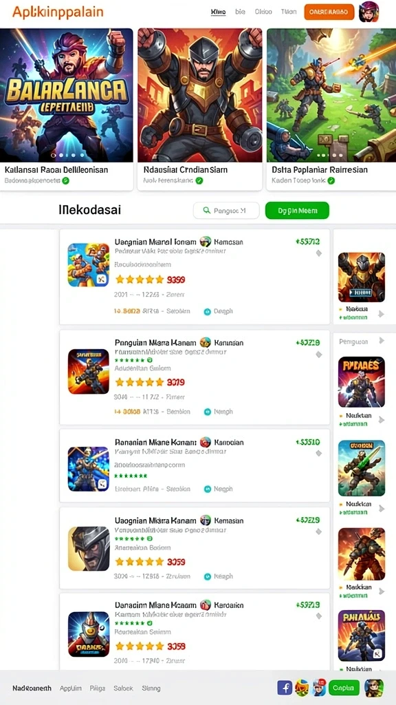Tangkapan layar ketiga menunjukkan interaksi pemain dalam guild.