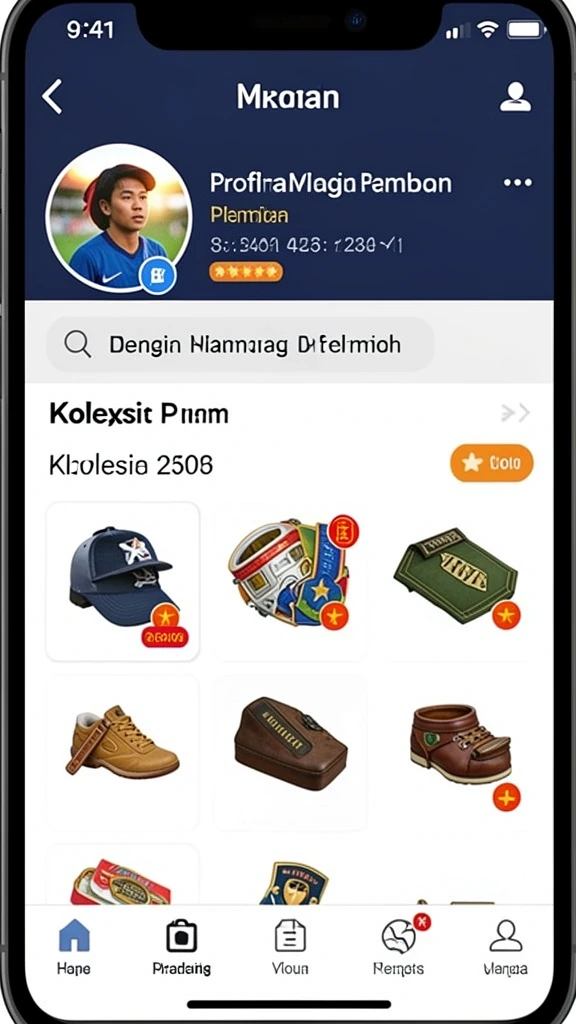 Momen seru saat pemain berinteraksi di dalam game.