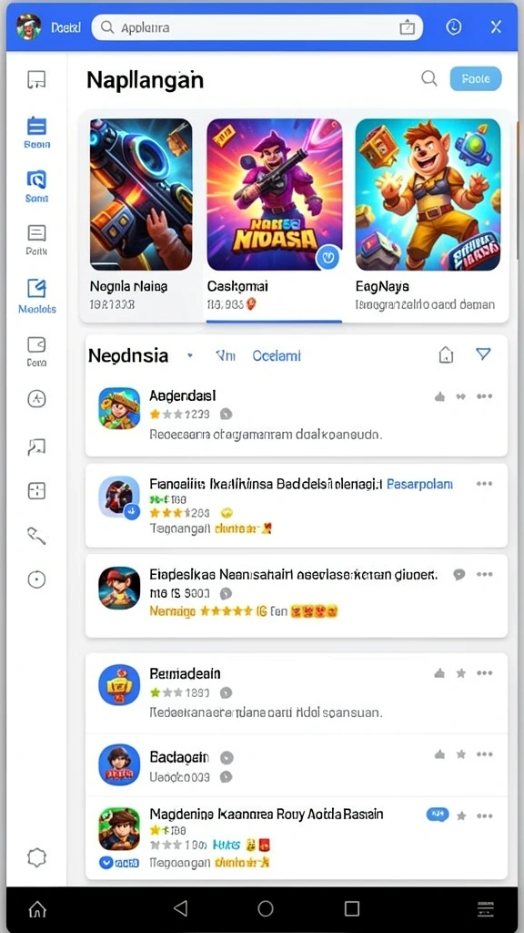 Screenshot menampilkan karakter utama dalam pertempuran epik.