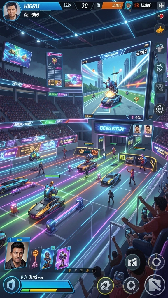 Tampilkan gameplay seru dengan karakter petualang.