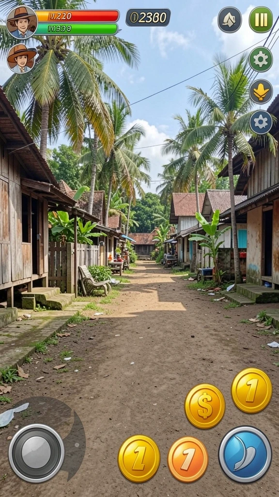 Grafik berkualitas tinggi dengan efek suara realistis.