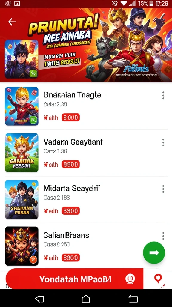 Tantangan yang menunggu di setiap level.
