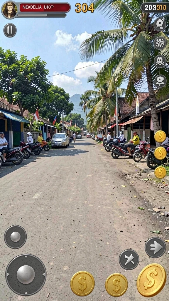 Mode multiplayer yang seru dan kompetitif.
