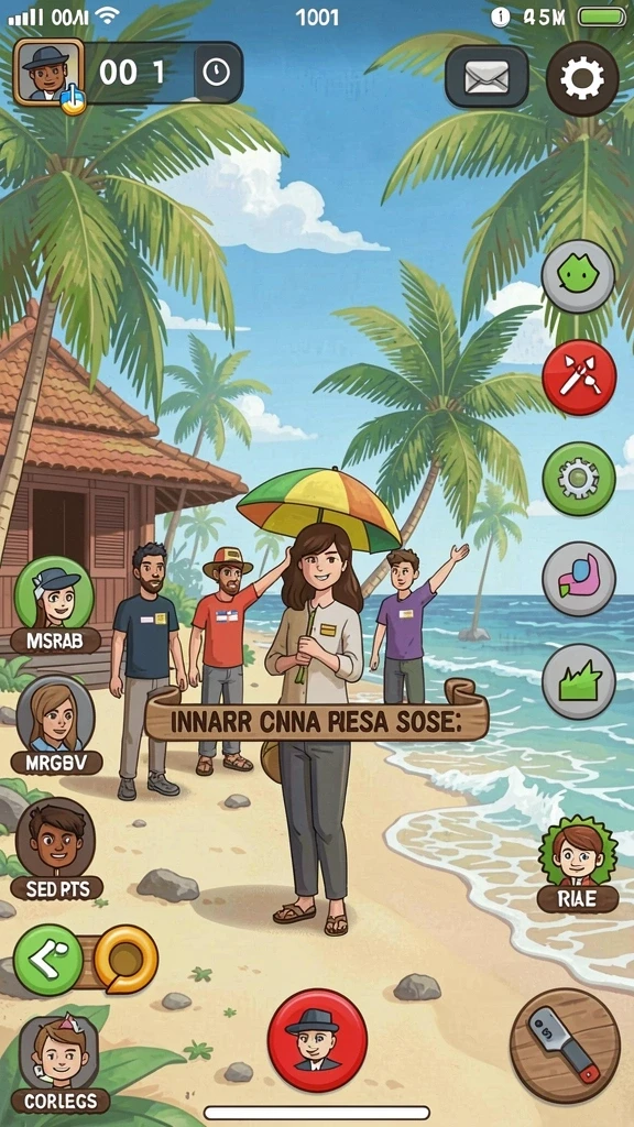 Karakter dengan desain yang unik dan menarik.
