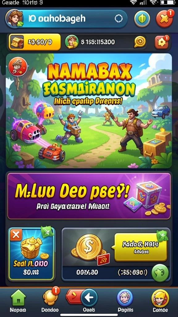 Karakter yang dapat disesuaikan sesuai keinginan pemain.