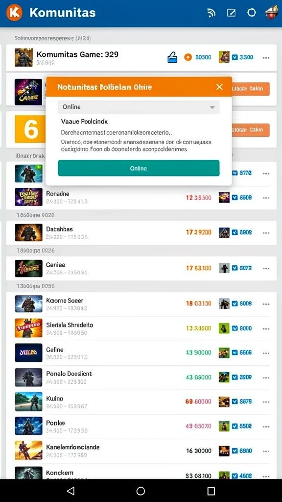 Tampilan awal permainan GOD77 yang menarik.