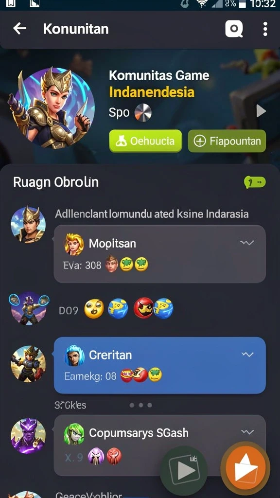 Menunjukkan antarmuka utama aplikasi GOJEKVIP yang ramah pengguna.