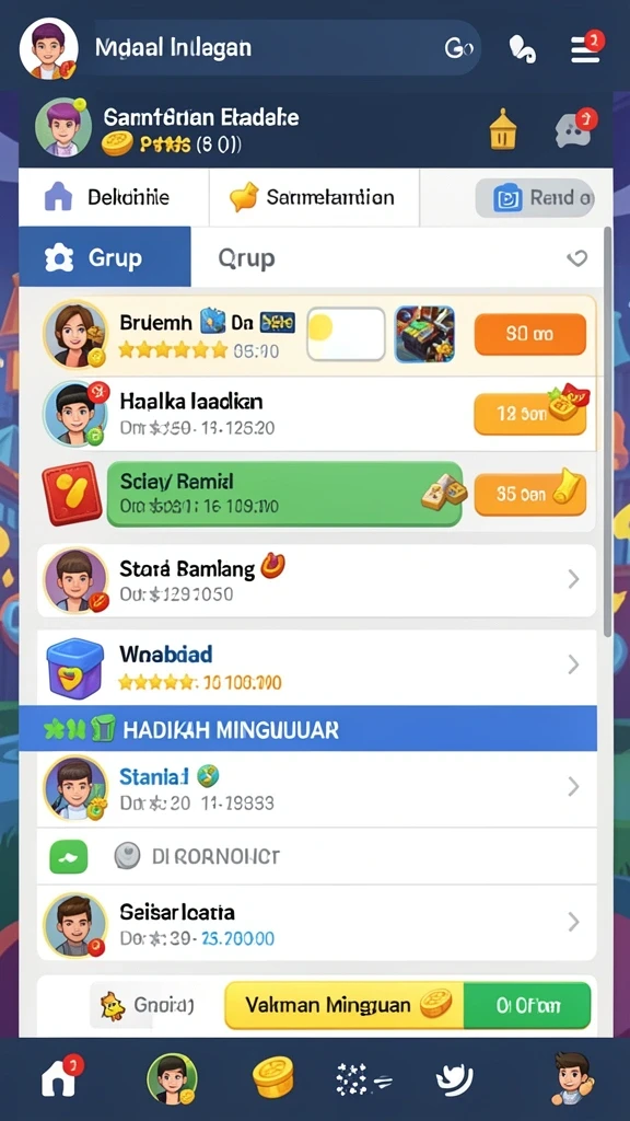Komunitas yang aktif dan mendukung pemain baru.