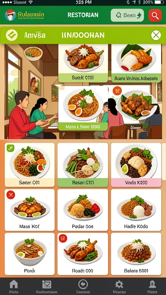 Tampilan antarmuka yang menarik dan ramah pengguna.