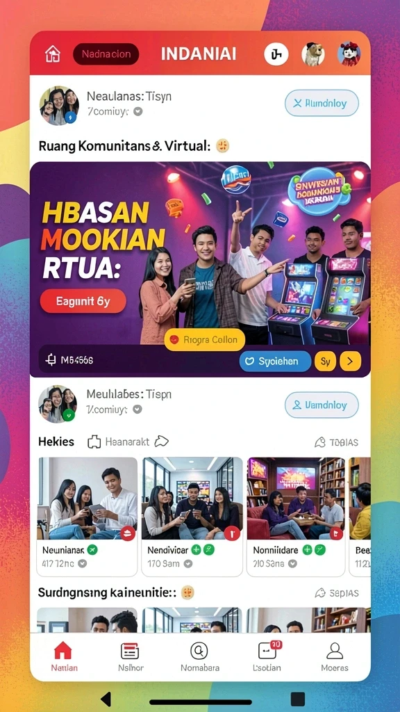 Interaksi antar pemain yang seru di IDX66.