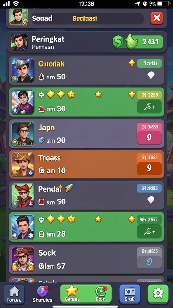 Screenshot menampilkan grafis memukau dari salah satu level permainan.