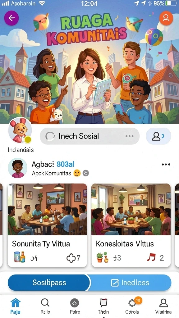Tampilan antarmuka yang sederhana dan menarik.