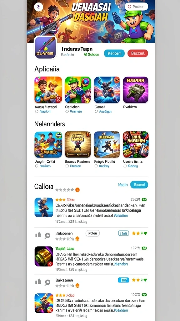 Screenshot menunjukkan potret dunia indah dalam permainan.