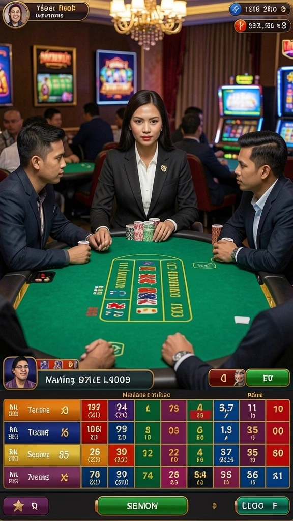 Pengguna dapat memilih nomor lotere dengan mudah.