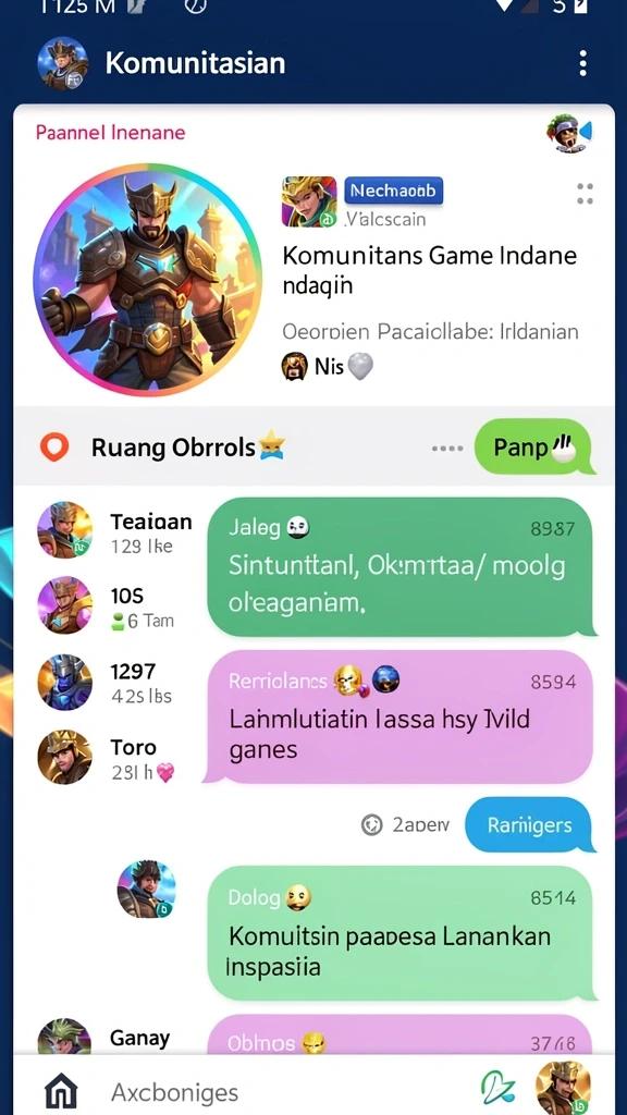 Tampilan mesin slot yang menarik dan penuh warna.