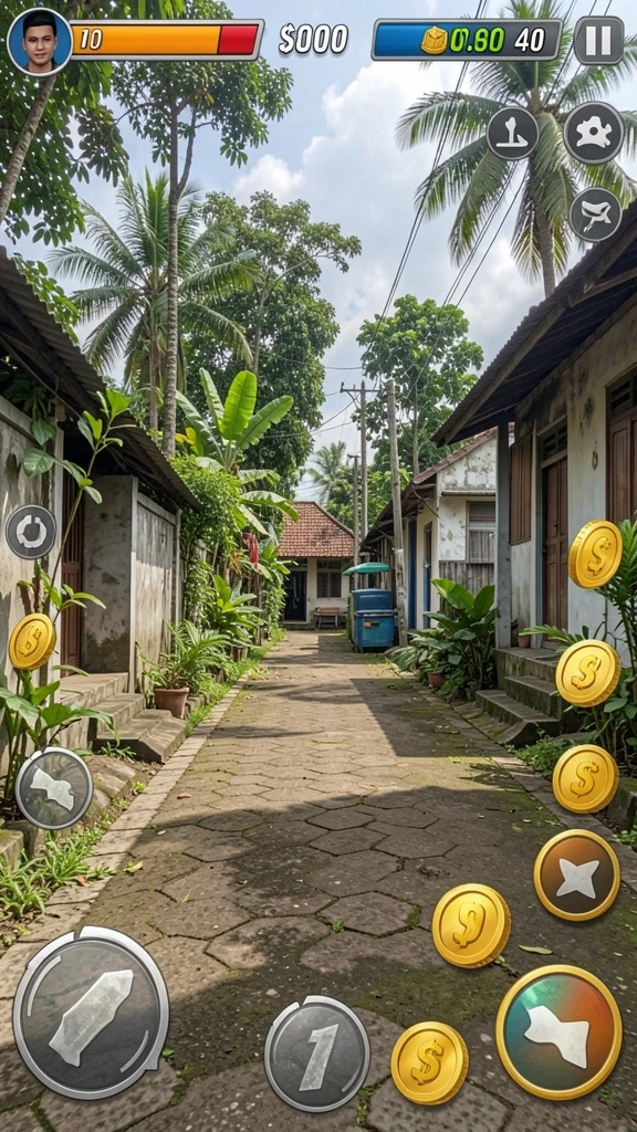 Fitur multiplayer yang memungkinkan bermain bersama teman.