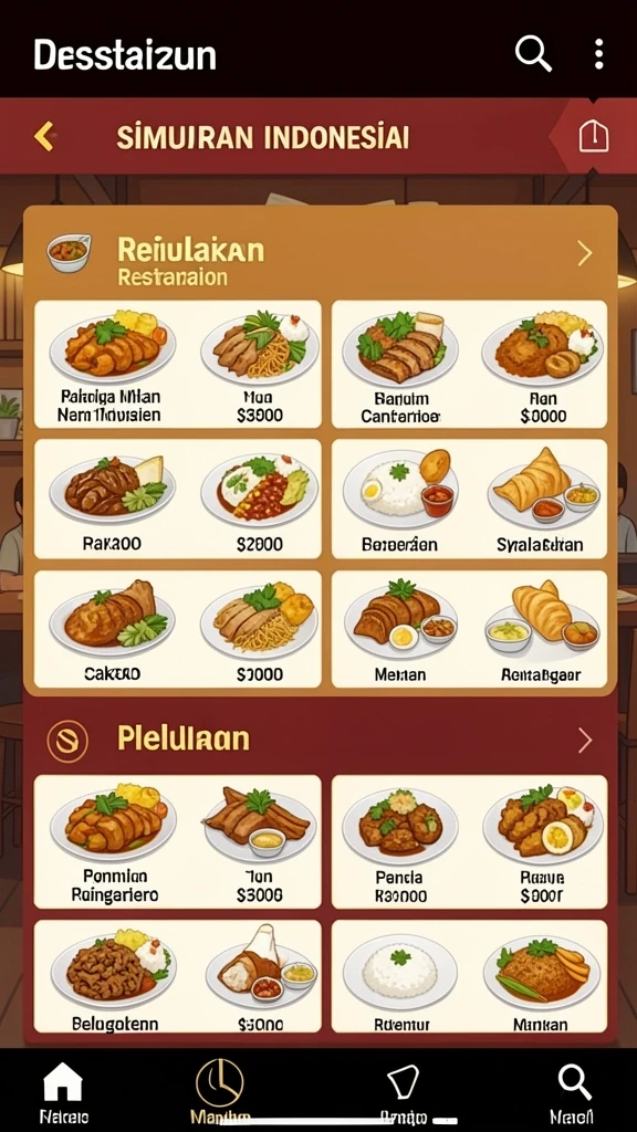 Tampilan antarmuka yang intuitif dan menarik.