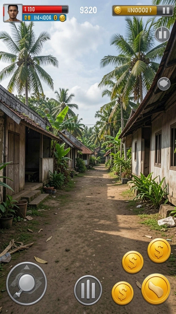 Karakter unik dengan kemampuan berbeda di setiap level.