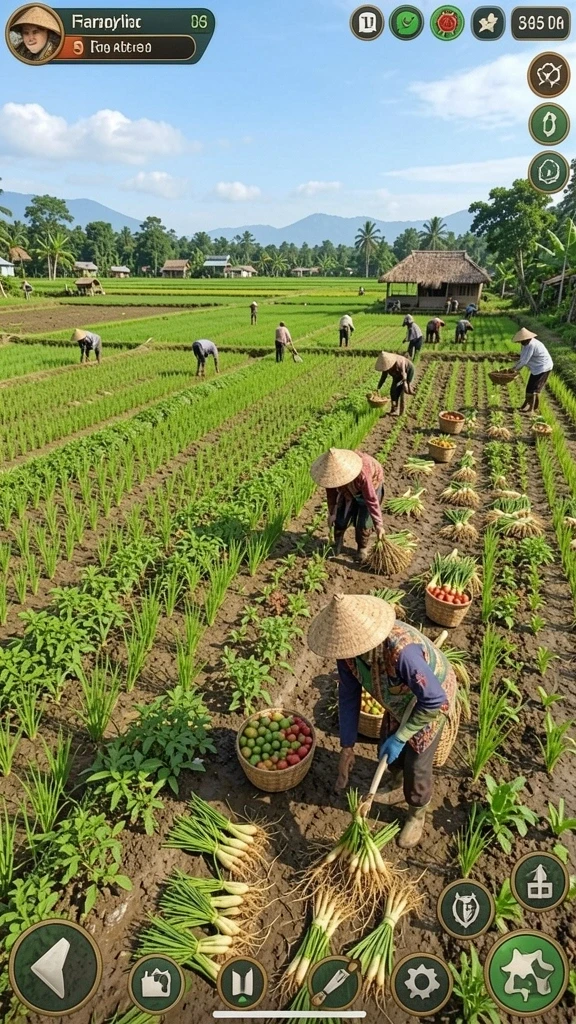 Karakter yang dapat dikustomisasi dengan banyak pilihan.