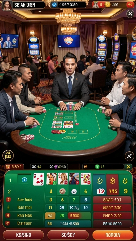 Tampilan awal aplikasi SOV777 yang menarik.