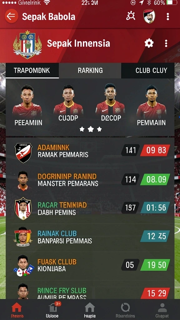 Informasi statistik yang lengkap untuk membantu taruhan.