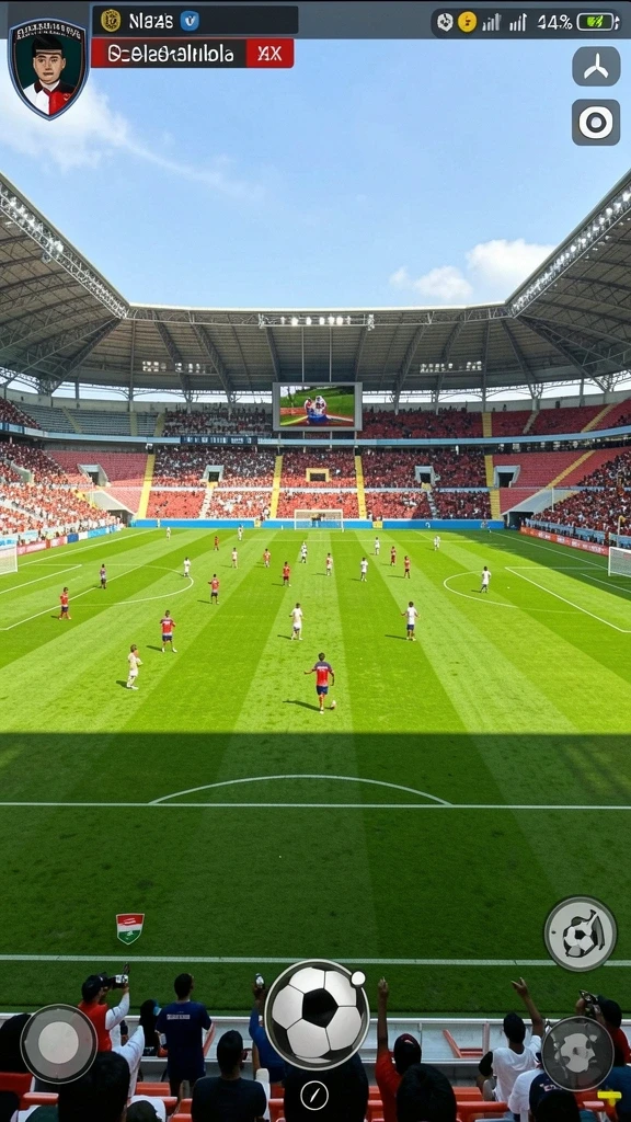Gambar karakter utama dalam pertempuran epik.