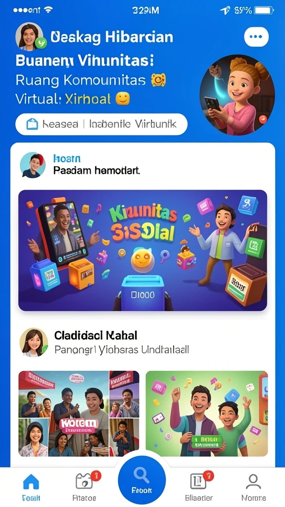 Tampilan antarmuka yang menarik dan mudah digunakan.